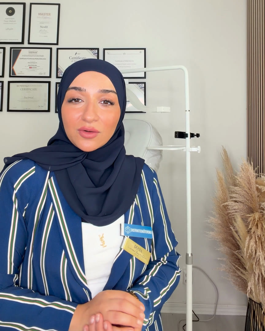 Donia, legitimerad specialistsköterska på Donmed Clinic i Göteborg
